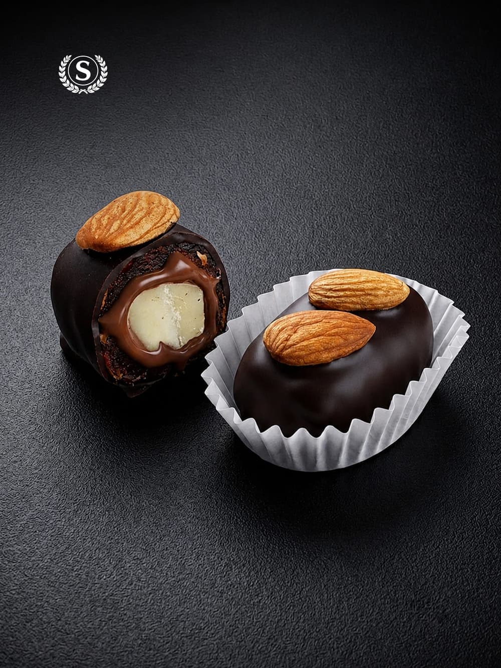 Premium Dark Chocolate Almond Dates view 3