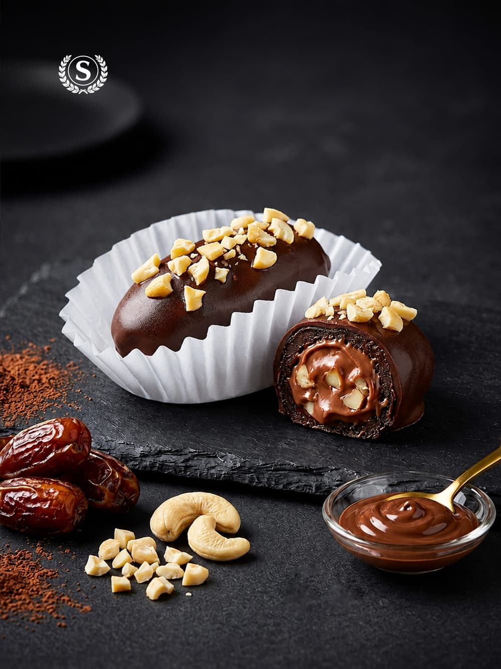 Premium Dark Chocolate Cashew Dates
