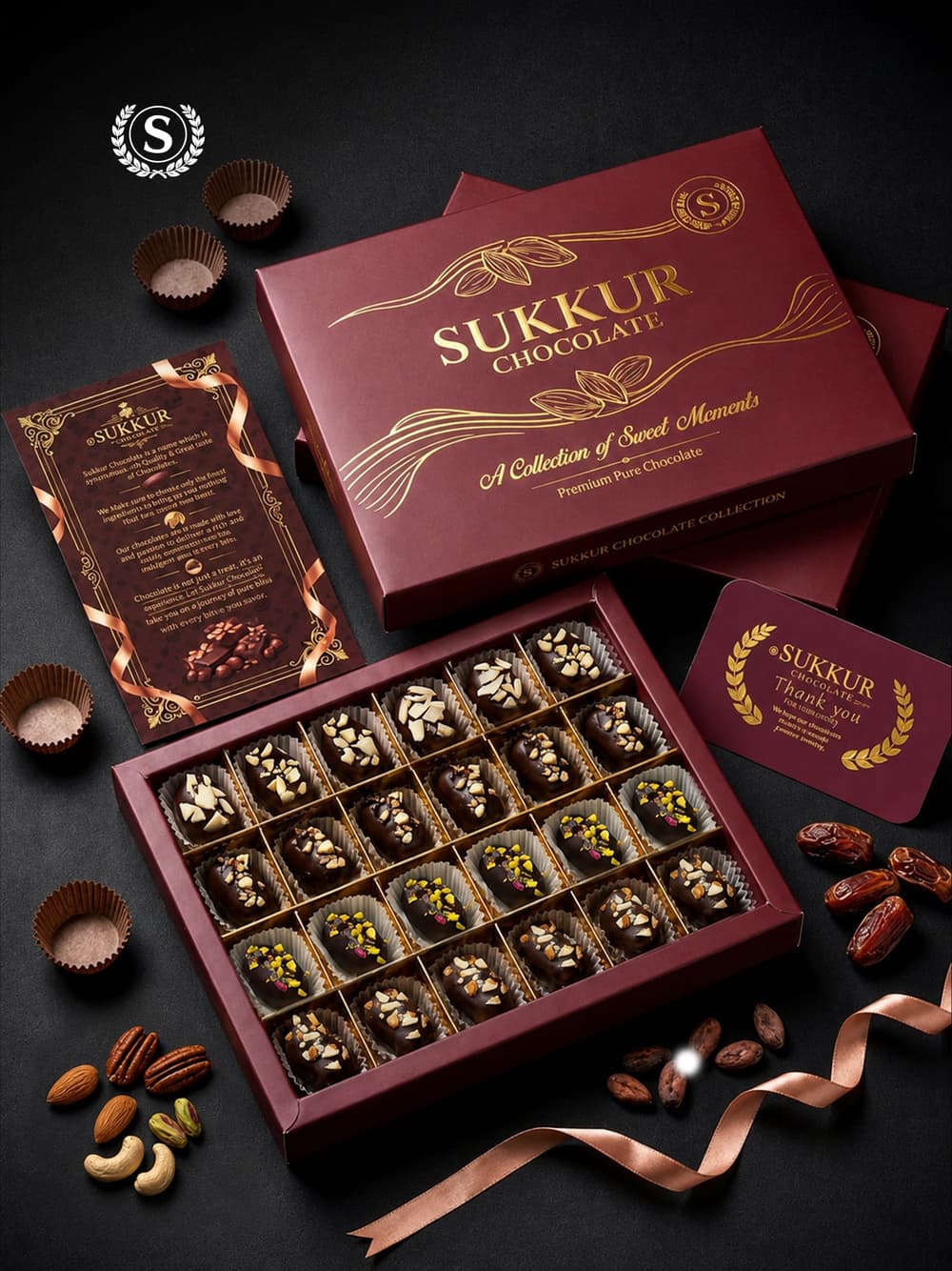 Premium Dark Chocolate Dates Collection view 4