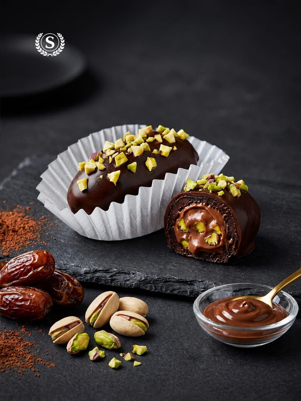 Premium Dark Chocolate Pistachio Dates